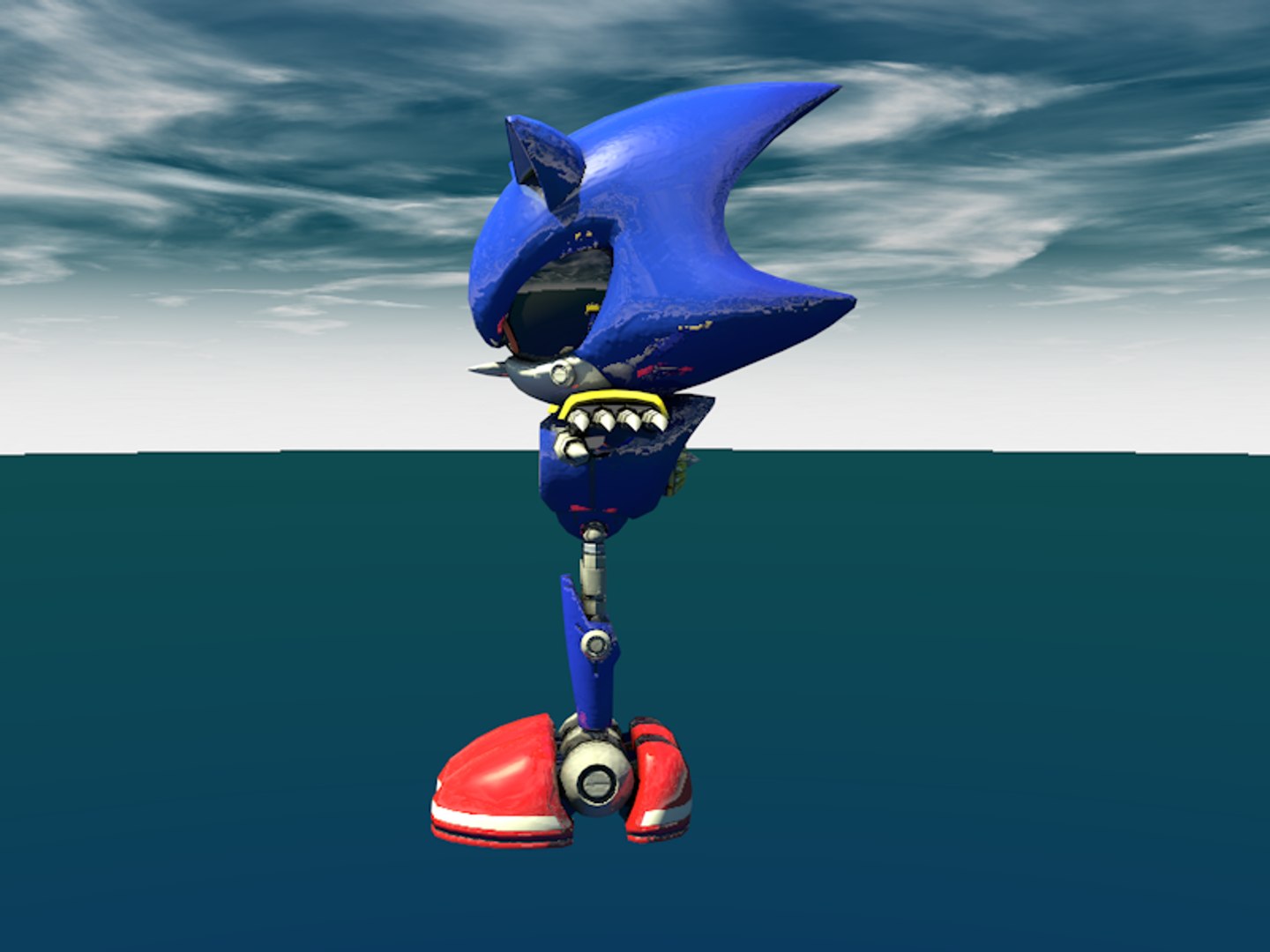 Metal Sonic by 3d man, Download free STL model