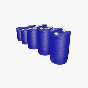 3D model Plastic Tight Head Drum 01 Collection