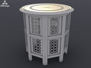 3ds max small inlaid wooden