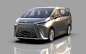 3D Lexus LM 2024 HQinterior