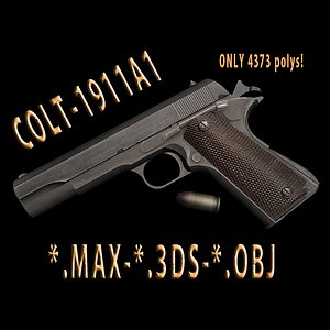 LOW POLY COLT 1911A1