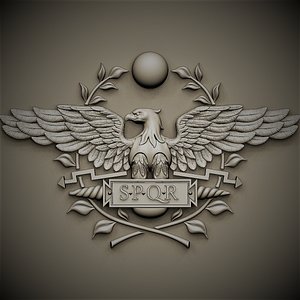 SPQR coat of arms