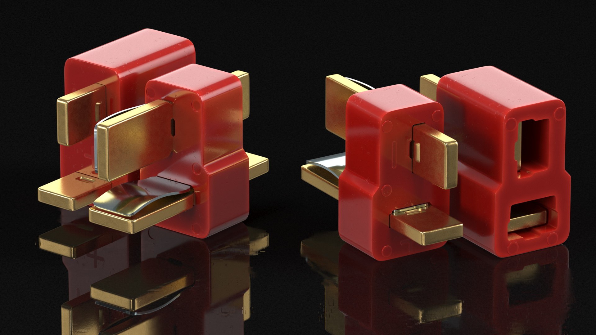 T Connector 3D Model - TurboSquid 1930102