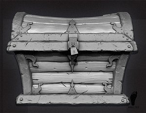 zbrush treasure chest 3d max