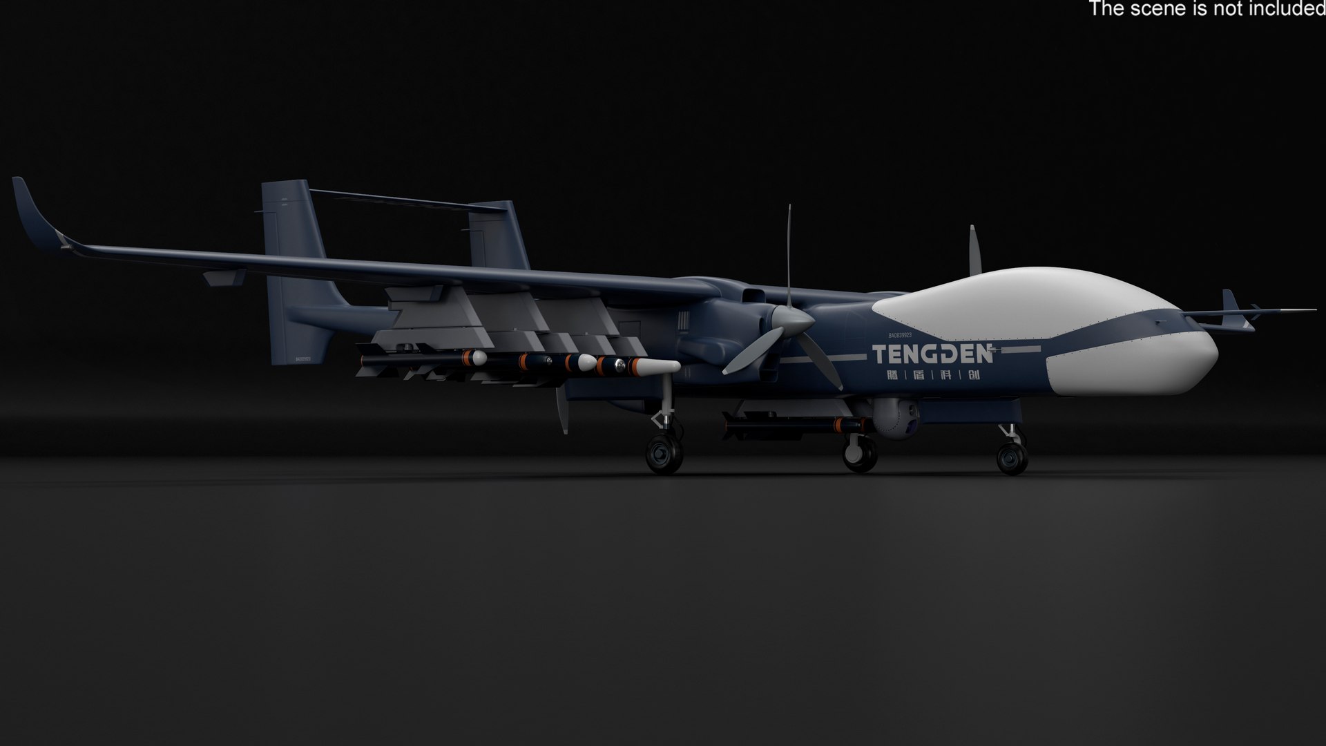 Tengden TB-001 Carrying Blue Arrow LJ-7 Missiles 3D Model - TurboSquid ...