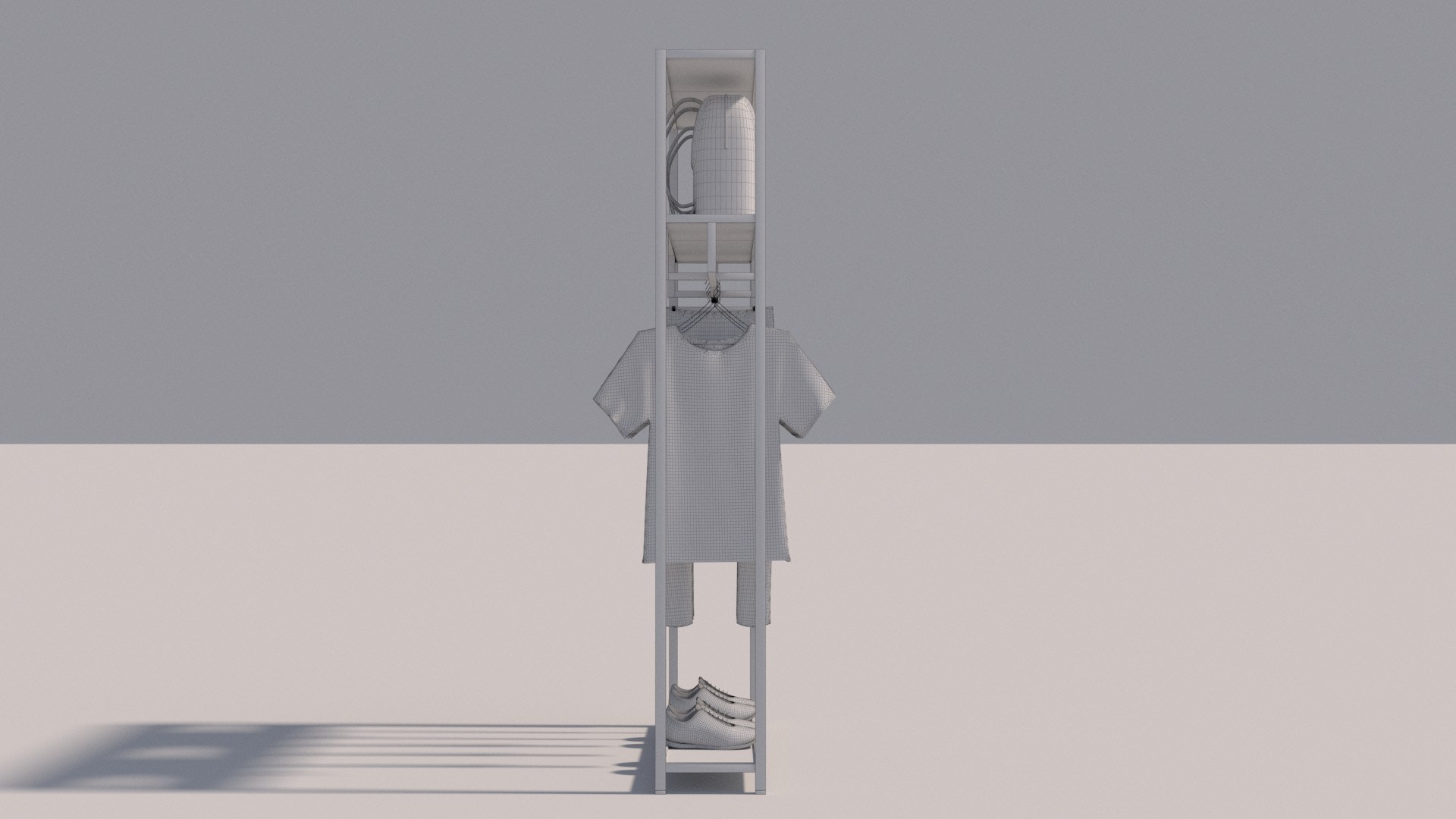 Tshirts Jeans Sport Shoes and Backpack Rack 3D model https://p.turbosquid.com/ts-thumb/Pw/YkAQZn/Ci/20006/jpg/1698344244/1920x1080/fit_q87/c013b42d9615a2082ab50a1b568244b22d8d2c69/20006.jpg