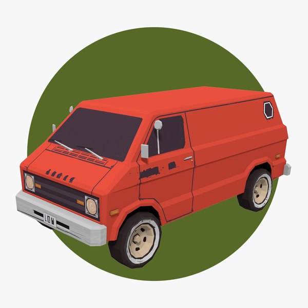 3D van car model