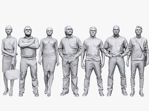 3d people pack casual model