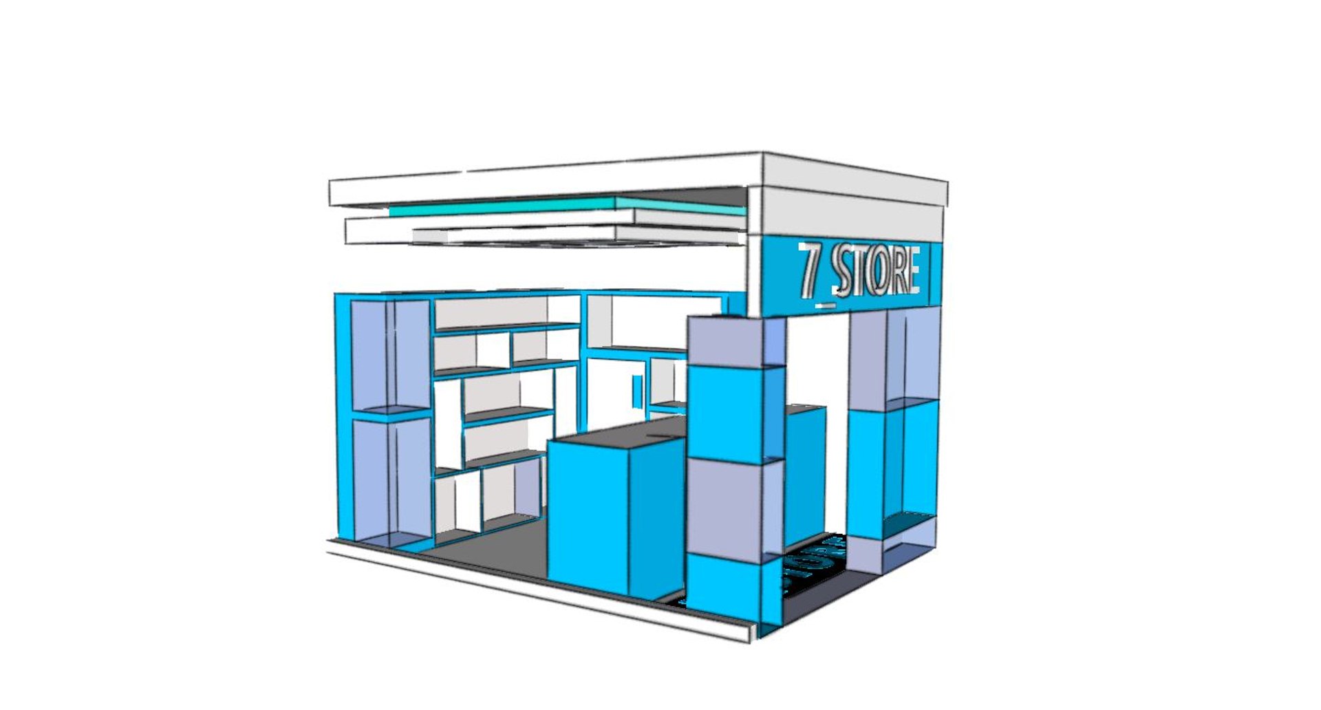 Store Model - TurboSquid 1184312