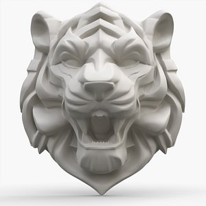 Tiger Head 1 3D model