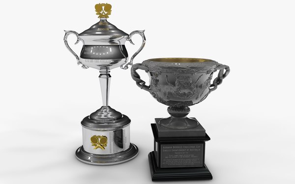 Troféu Individual Feminino e Masculino do Aberto da Austrália 2023