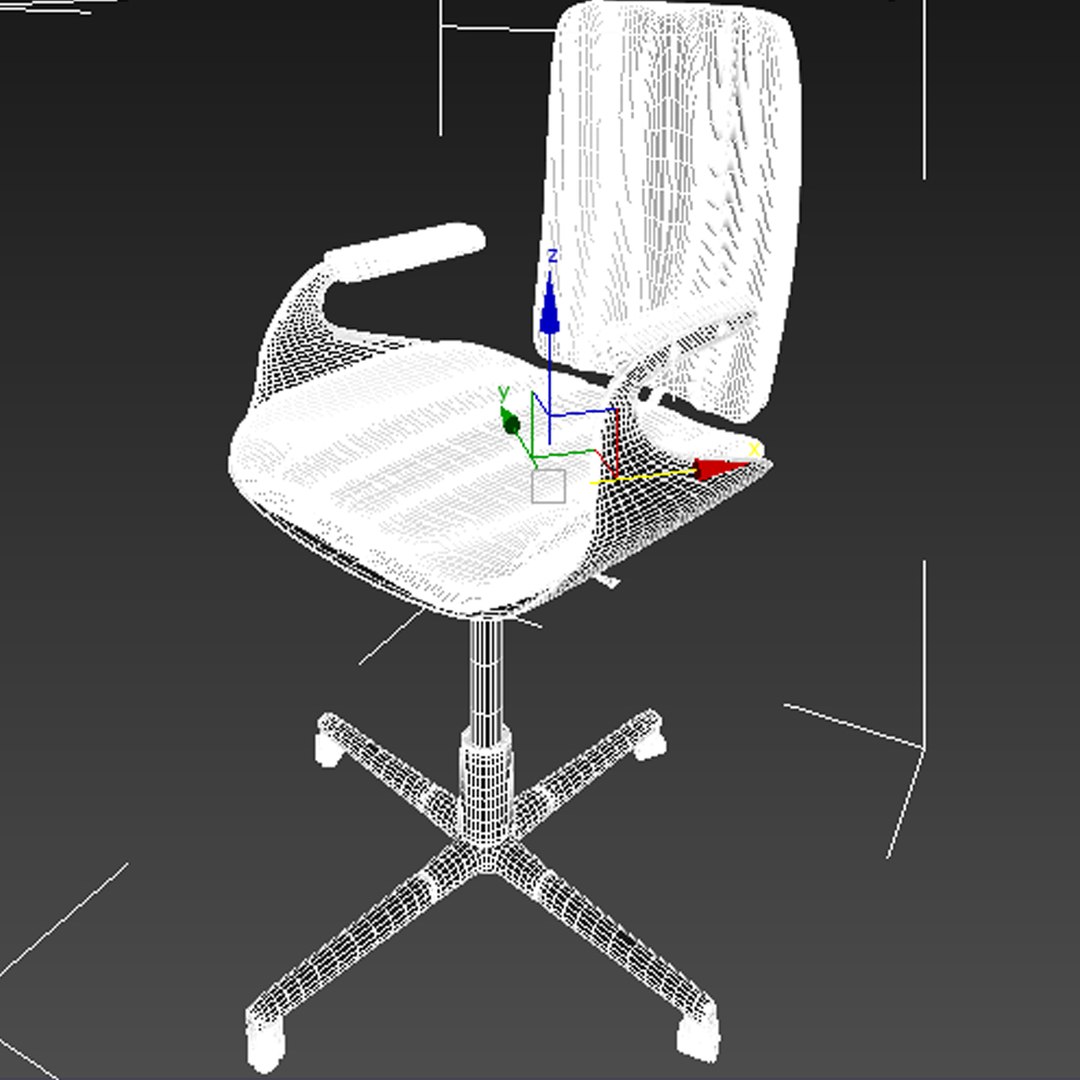 3d office chair model