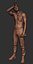 Shirtless young man with towel 380