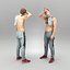 Shirtless young man with towel 380