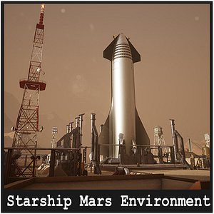 Starship Mars Environment  75 Assets