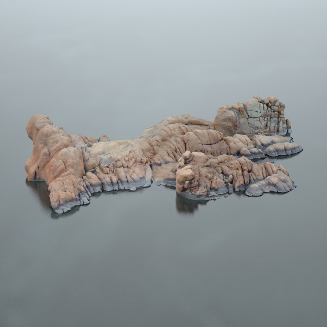 3D 5 Rocks islands - TurboSquid 2026992
