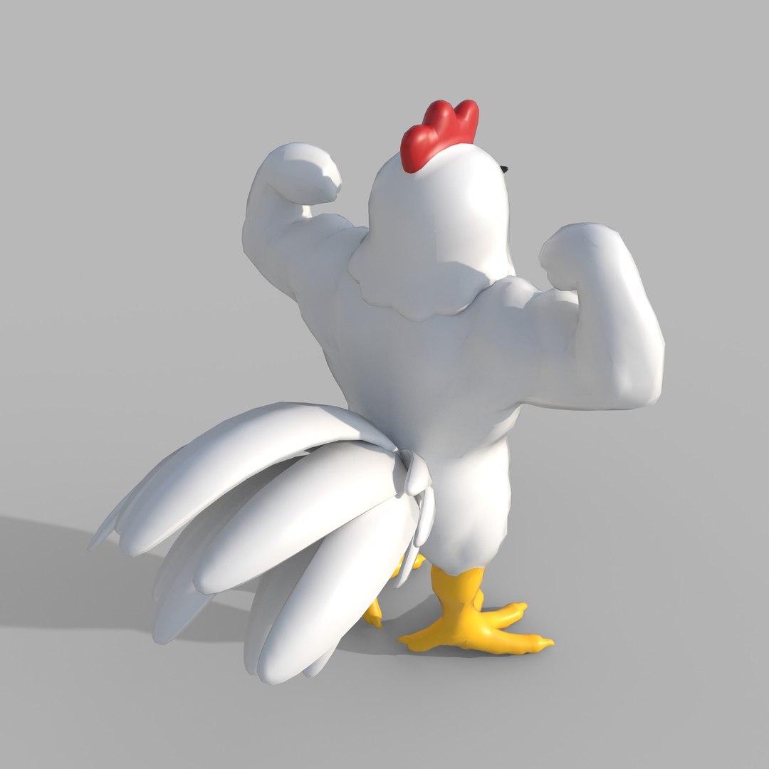 Strong Chicken 3D - TurboSquid 2397256