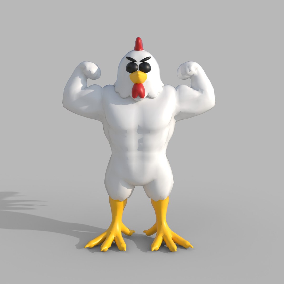 Strong Chicken 3D - TurboSquid 2397256