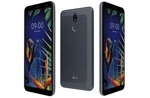 LG K40 Gray Low Poly 3D model