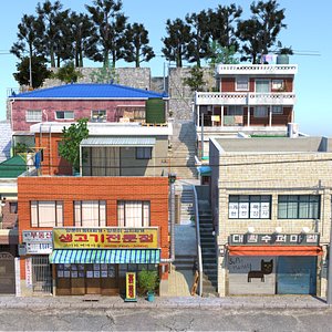 3D Korean Scene Part1 model