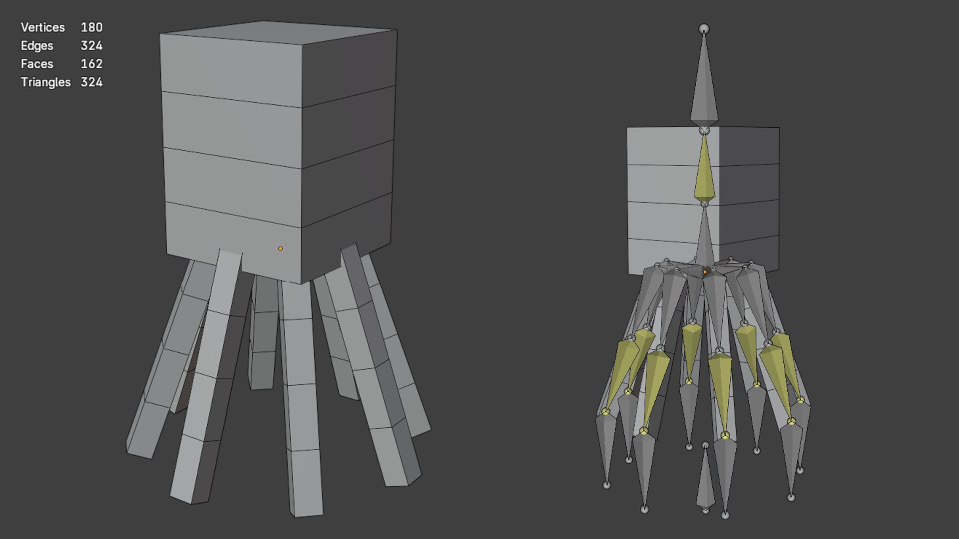 Minecraft Squid Rigged 3D Model Game Ready 4K PBR model https://p.turbosquid.com/ts-thumb/Pw/rDFlkx/Pp/wire/png/1786441631/1920x1080/fit_q87/99ff987c3b6b13e19b897f031fbb7e54a220a137/wire.jpg