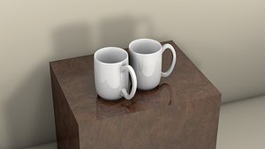 Tea Cups 3D model