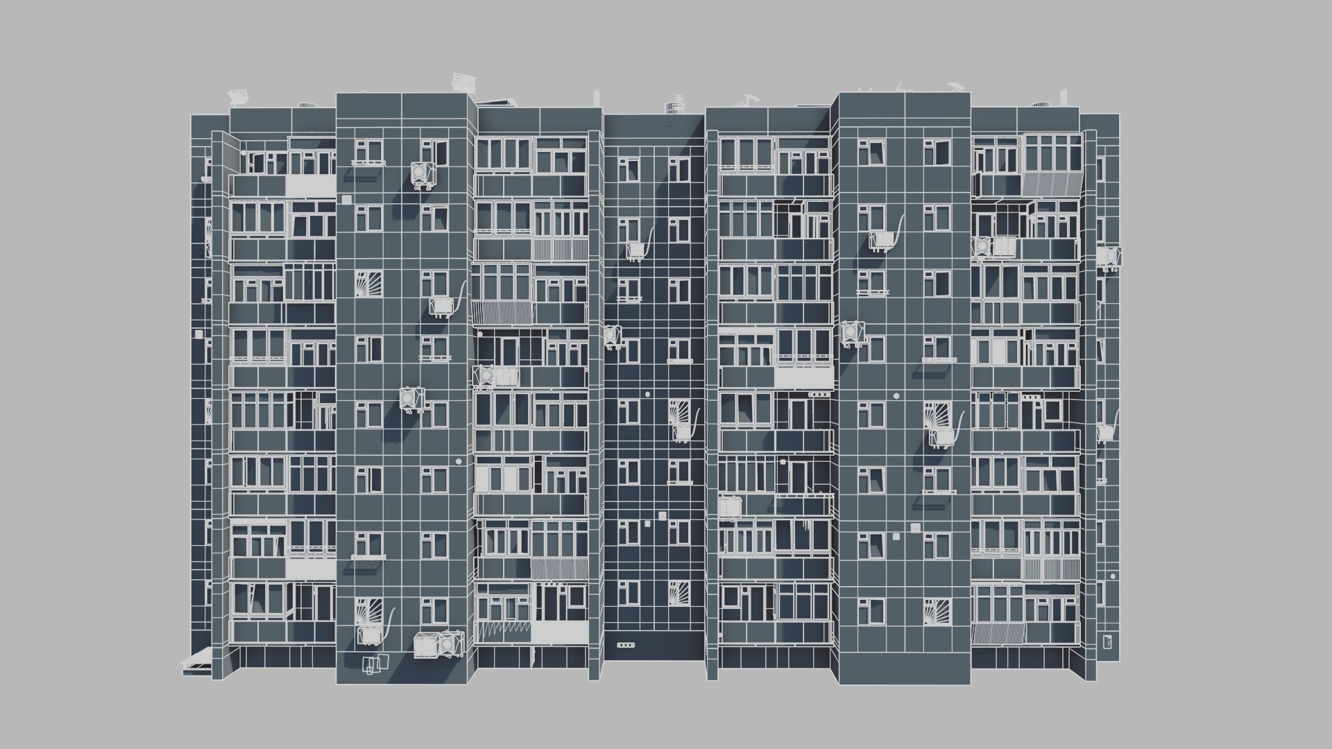 Khrushchyovka 50-Letiya Magnitki 67 3D model https://p.turbosquid.com/ts-thumb/Pw/tF5euk/d6/wireframe44/png/1629278723/1920x1080/fit_q87/96d279bd4167c9ecf37b257f6a04dfc5699d271c/wireframe44.jpg