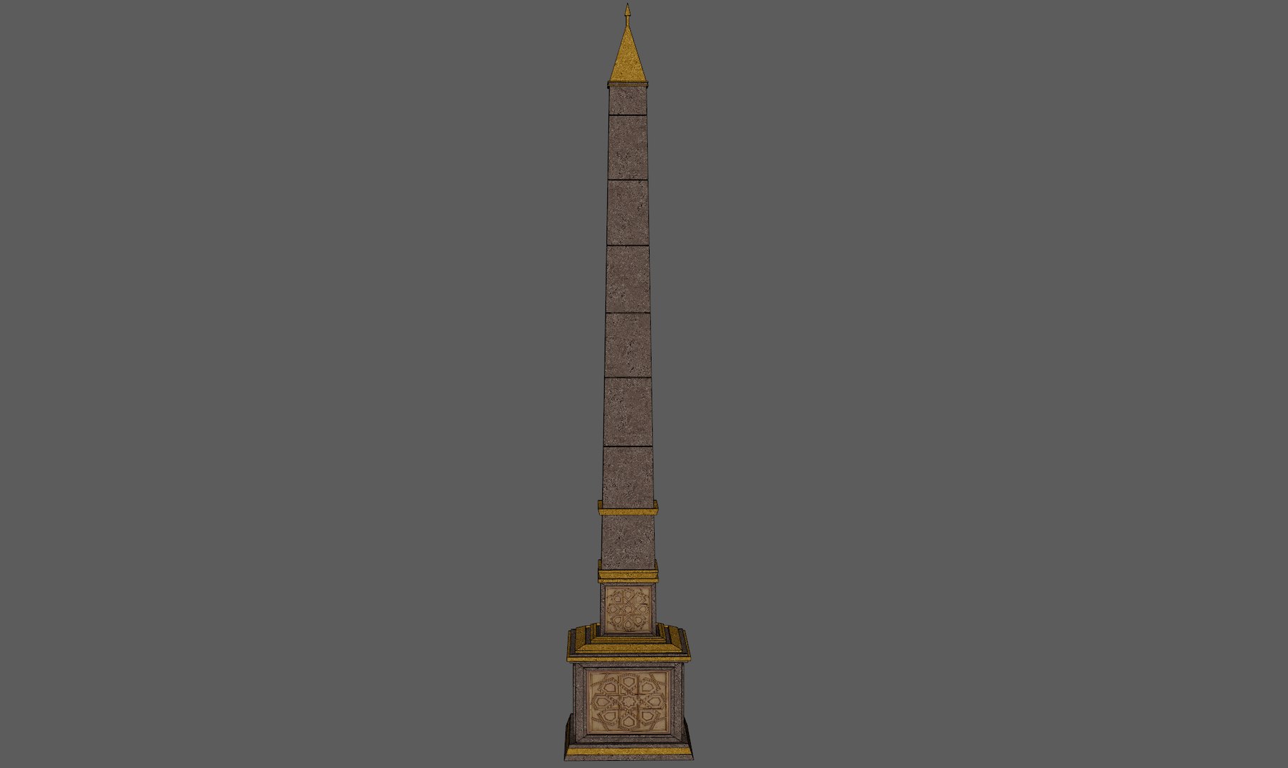 3D Model Fantasy Egyptian Obelisk V2 - TurboSquid 2250130