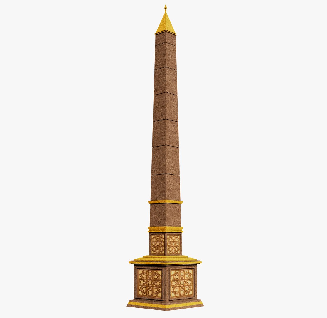 3D Model Fantasy Egyptian Obelisk V2 - TurboSquid 2250130