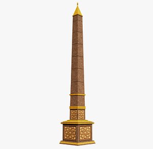 3D model Fantasy Egyptian Obelisk V2