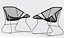 Fermob Outdoor Furniture Sixties Rattan Chair 3D Model