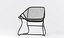 Fermob Outdoor Furniture Sixties Rattan Chair 3D Model