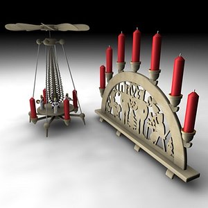 3d christmas pyramid schwibbogen