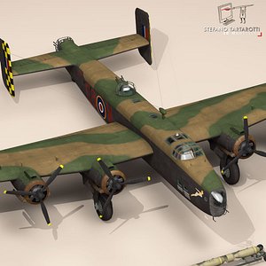 handley page halifax bombers 3ds