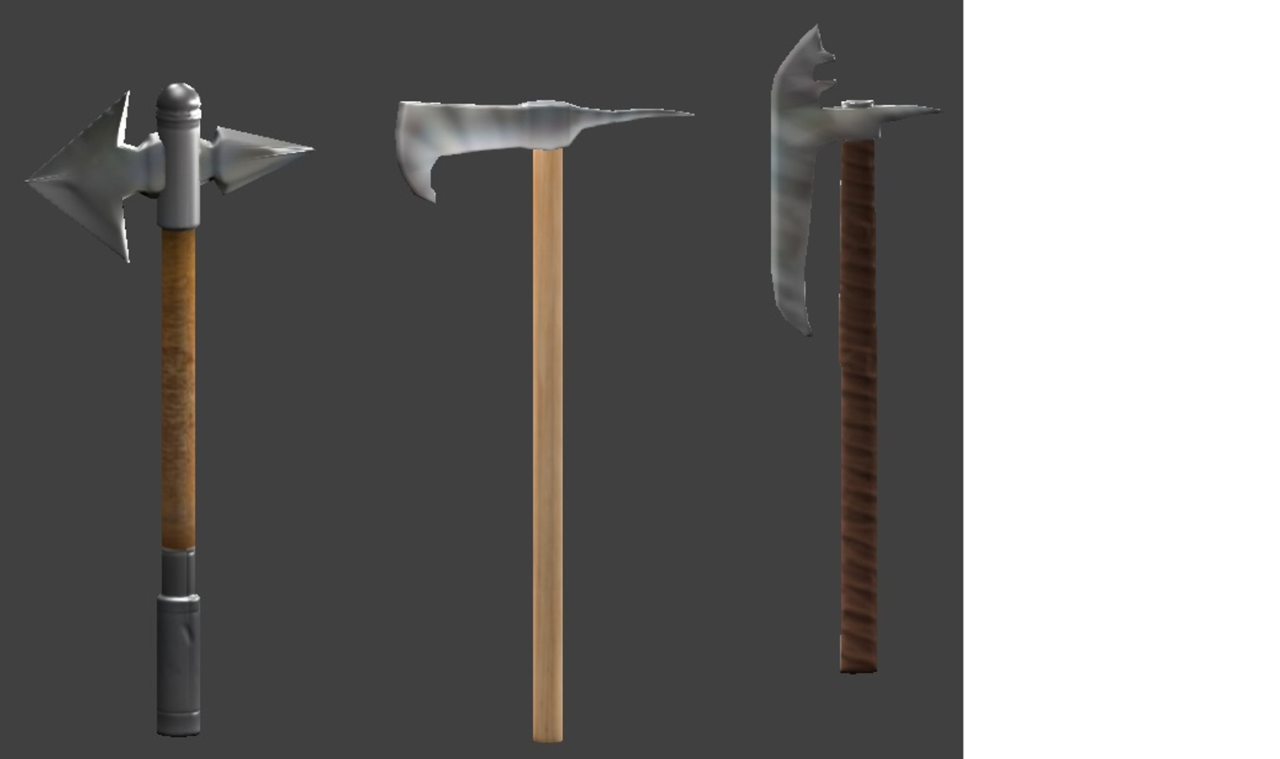 3d Model Axe Wars Ax