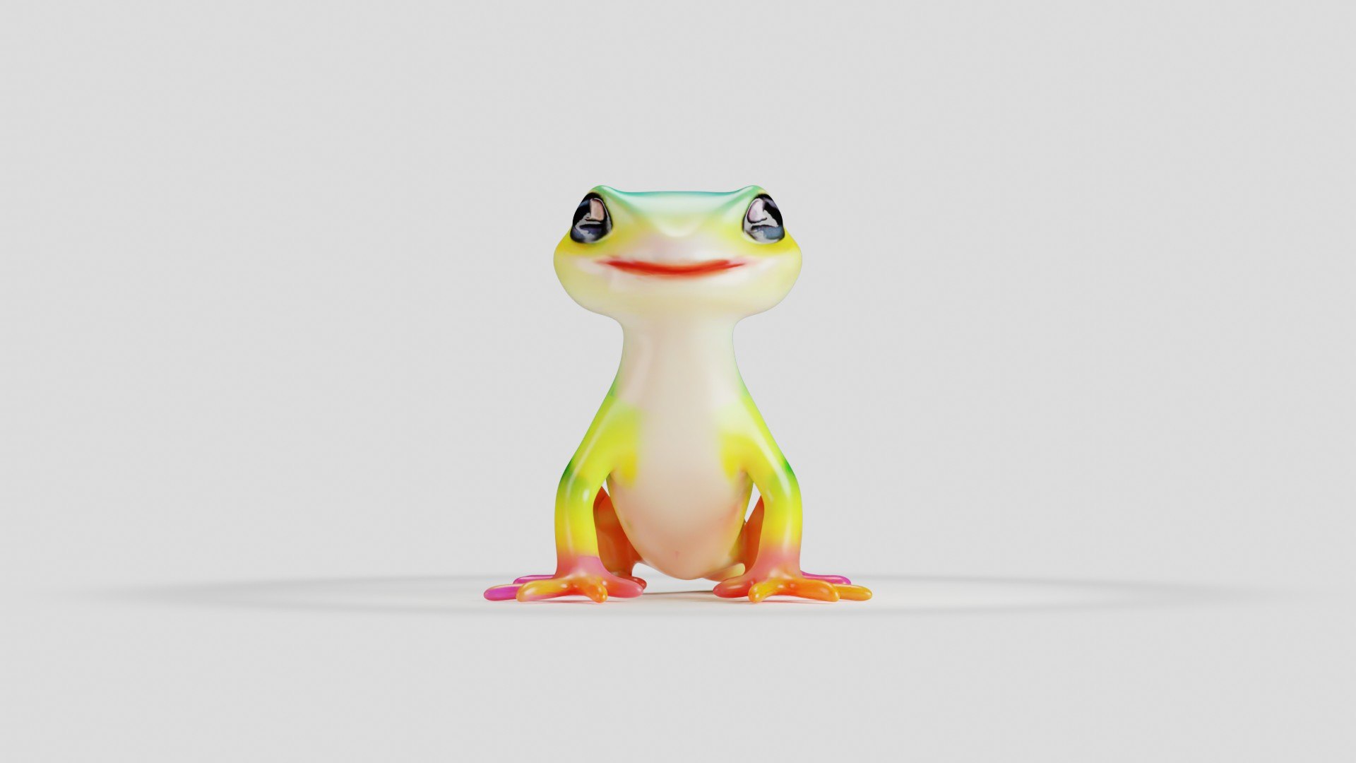 3D Gecko Hero Stylized 3D Lizard Character PBR Game Animation Ready ...
