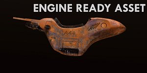 3d model hoverbike hover bike