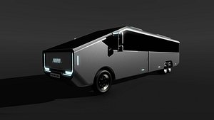 CL1M02 - Unique Handmade Futuristic Coach - PBR Emissive LEDs