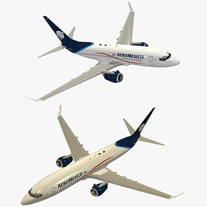 3D Boeing 737-700 / 800 Aeromexico Pack model