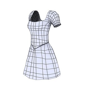 female dress 3D