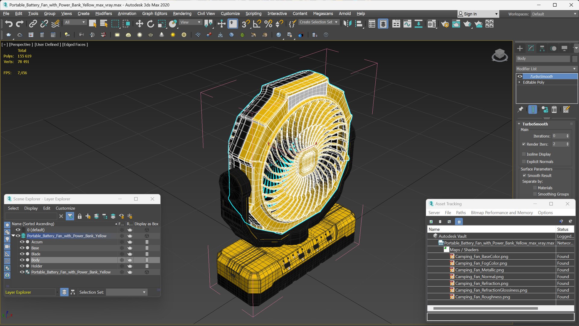 3D Portable Battery Fan with Power Bank Yellow model https://p.turbosquid.com/ts-thumb/Px/LTtYOG/2t/portable_battery_fan_with_power_bank_yellow_014/jpg/1754521185/1920x1080/fit_q87/33f31e10134cee398925fd637229ffd2e6916848/portable_battery_fan_with_power_bank_yellow_014.jpg
