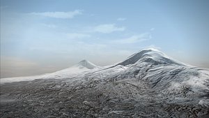 mountain ararat 3d model