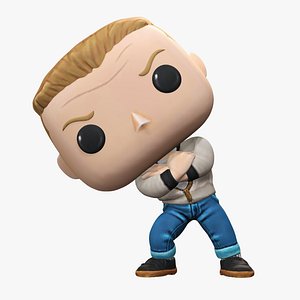 Rebel Boy Pop-Inspired Character  3D Print Model