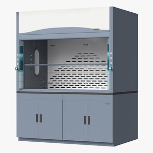 Laboratory Fume Hood with Base Cabinets