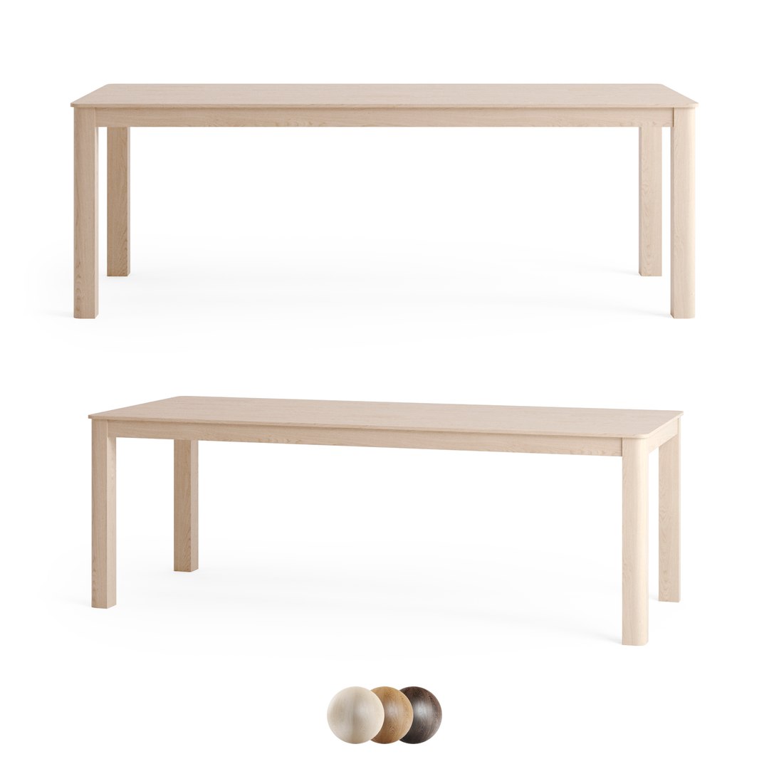 Bolia Dining Table Node 3D Model - TurboSquid 2148228
