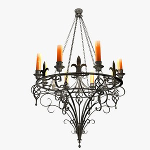 Forged Chandelier