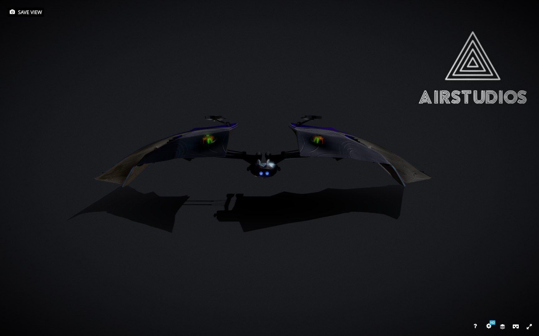 3D Green Goblin Glider - TurboSquid 1887244