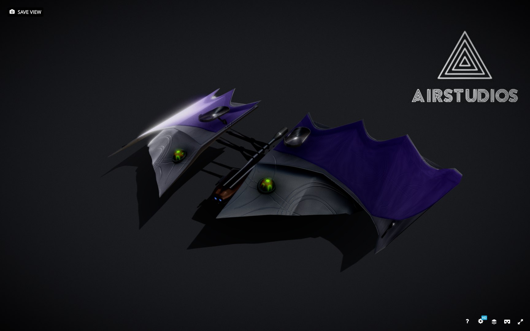 3D Green Goblin Glider - TurboSquid 1887244