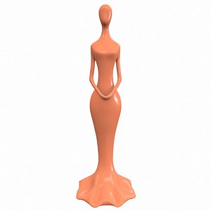 Abstract sculpture M083 3D model