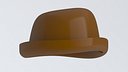 Girls Bowler Hat brown